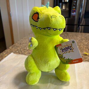 Nickelodeon Rugrats Reptar Plush Toy Green Dinosaur Stuffed Animal NWT
